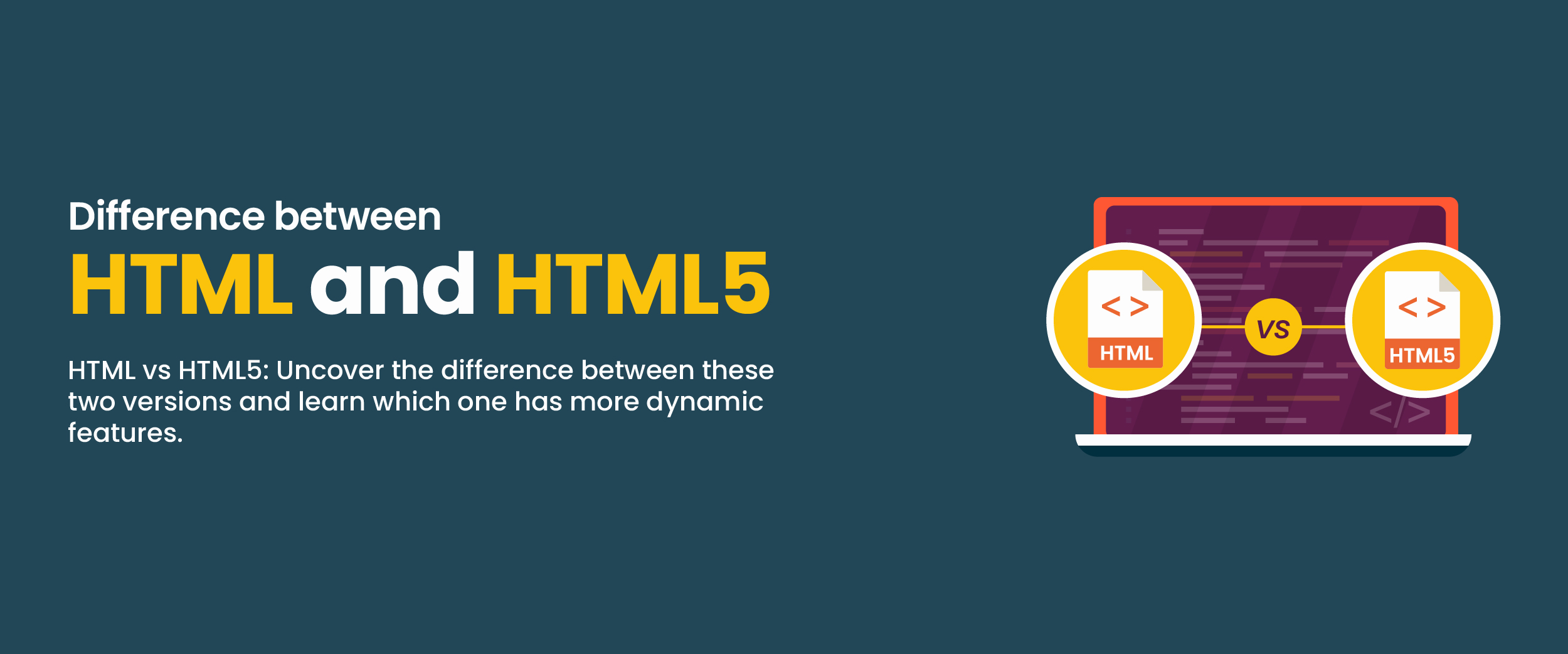 Difference between html and html5