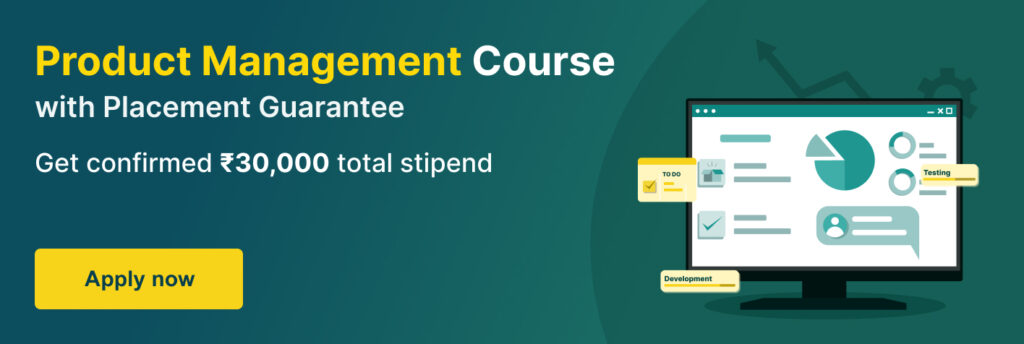 Product management course with placement